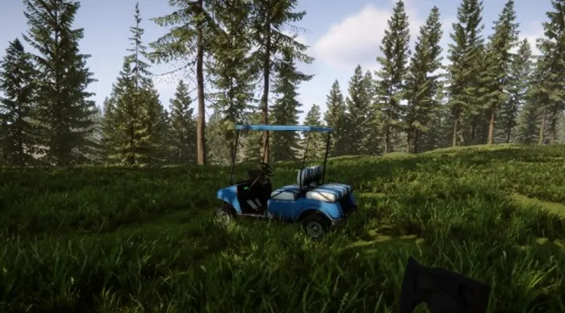 Golf Cart in Sons of the Forest