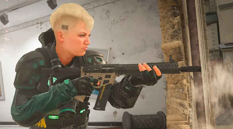 Modern Warfare 3 Void Operator holding gun
